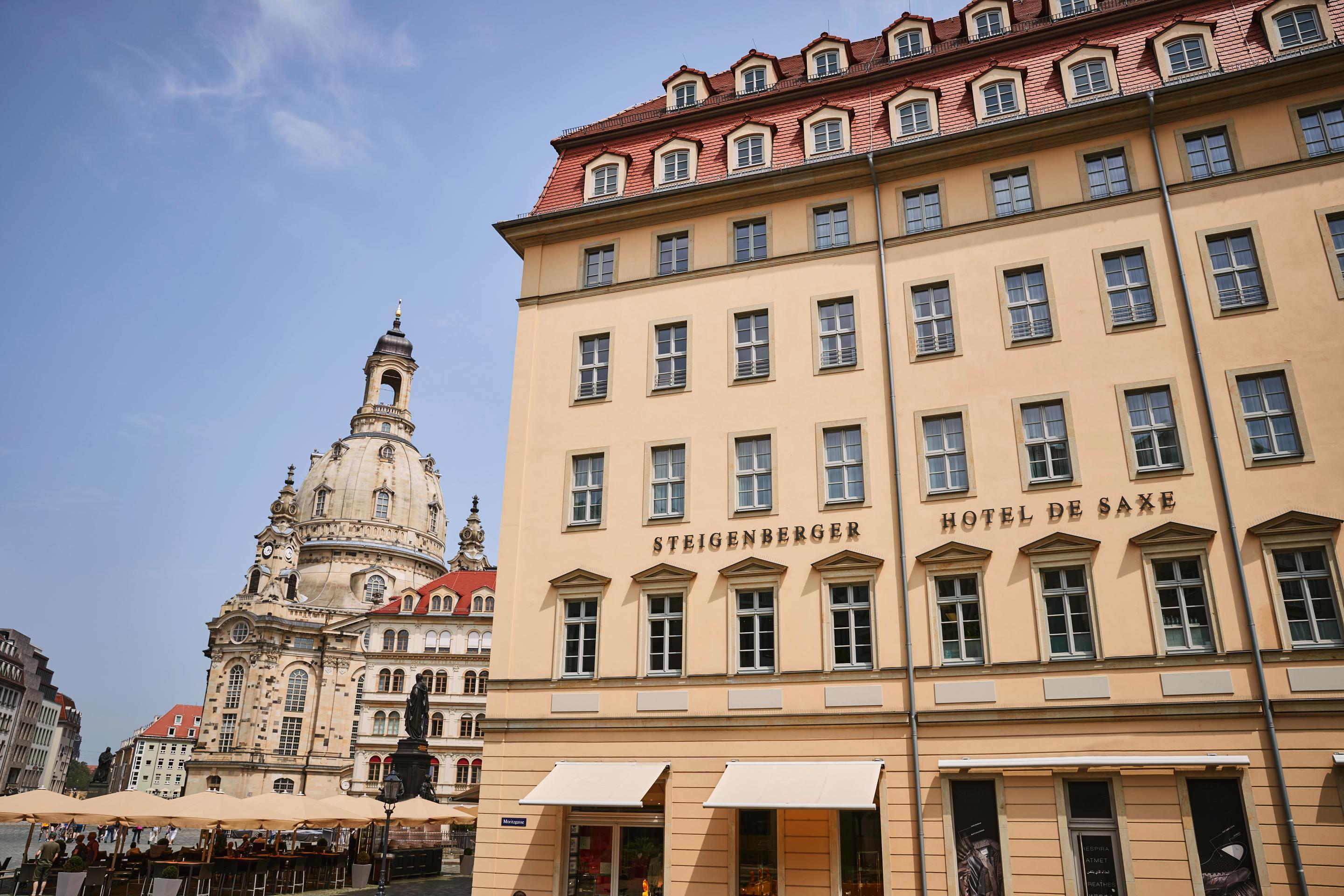Steigenberger Hotel de Saxe Dresden Exterior foto